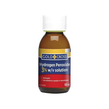 Hydrogen Peroxide 100mL Gold Cross