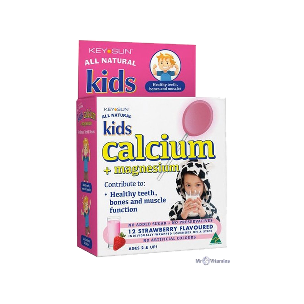 Kids Calcium + Magnesium Lozenges 12