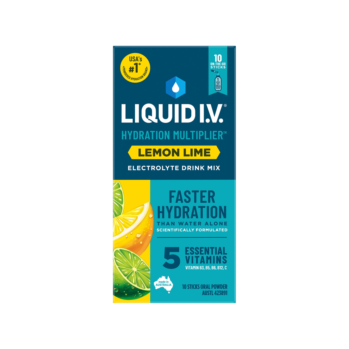 Liquid I.V. Hydration Multiplier - Lemon Lime 10 Pack