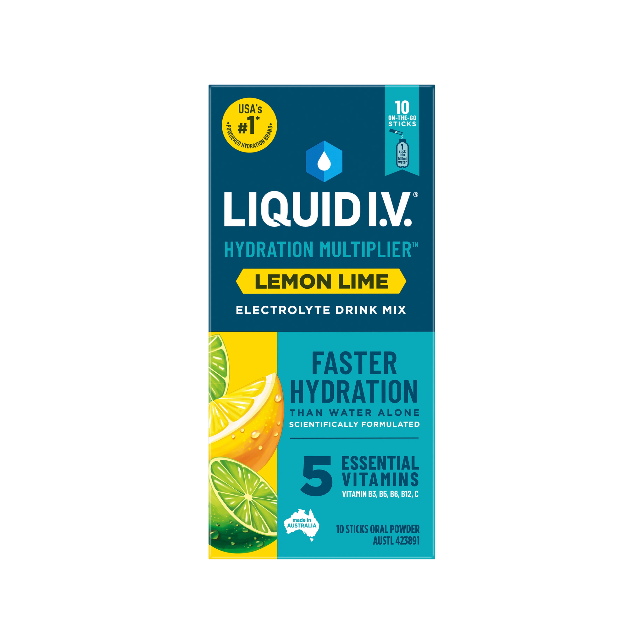 Liquid I.V. Hydration Multiplier - Lemon Lime 10 Pack