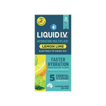 Liquid I.V. Hydration Multiplier - Lemon Lime 10 Pack
