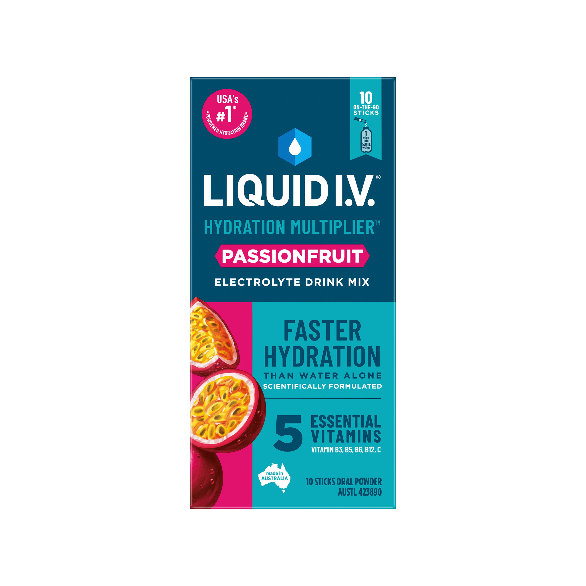 Liquid I.V. Hydration Multiplier - Passionfruit 10 Pack