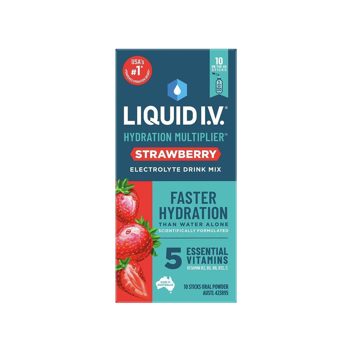 Liquid I.V. Hydration Multiplier - Strawberry 10 Pack