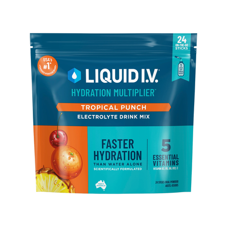 Liquid I.V. Hydration Multiplier - Tropical Punch 24 Pack
