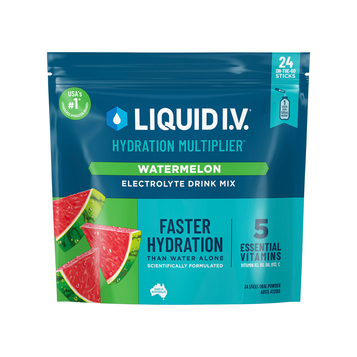 Liquid I.V. Hydration Multiplier - Watermelon 24 Pack