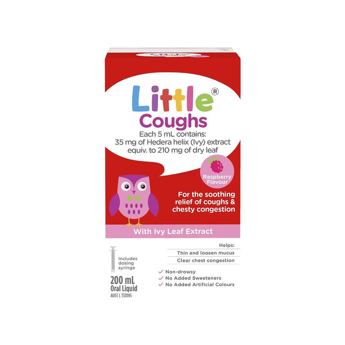 Little Coughs Raspberry 200ml 2730