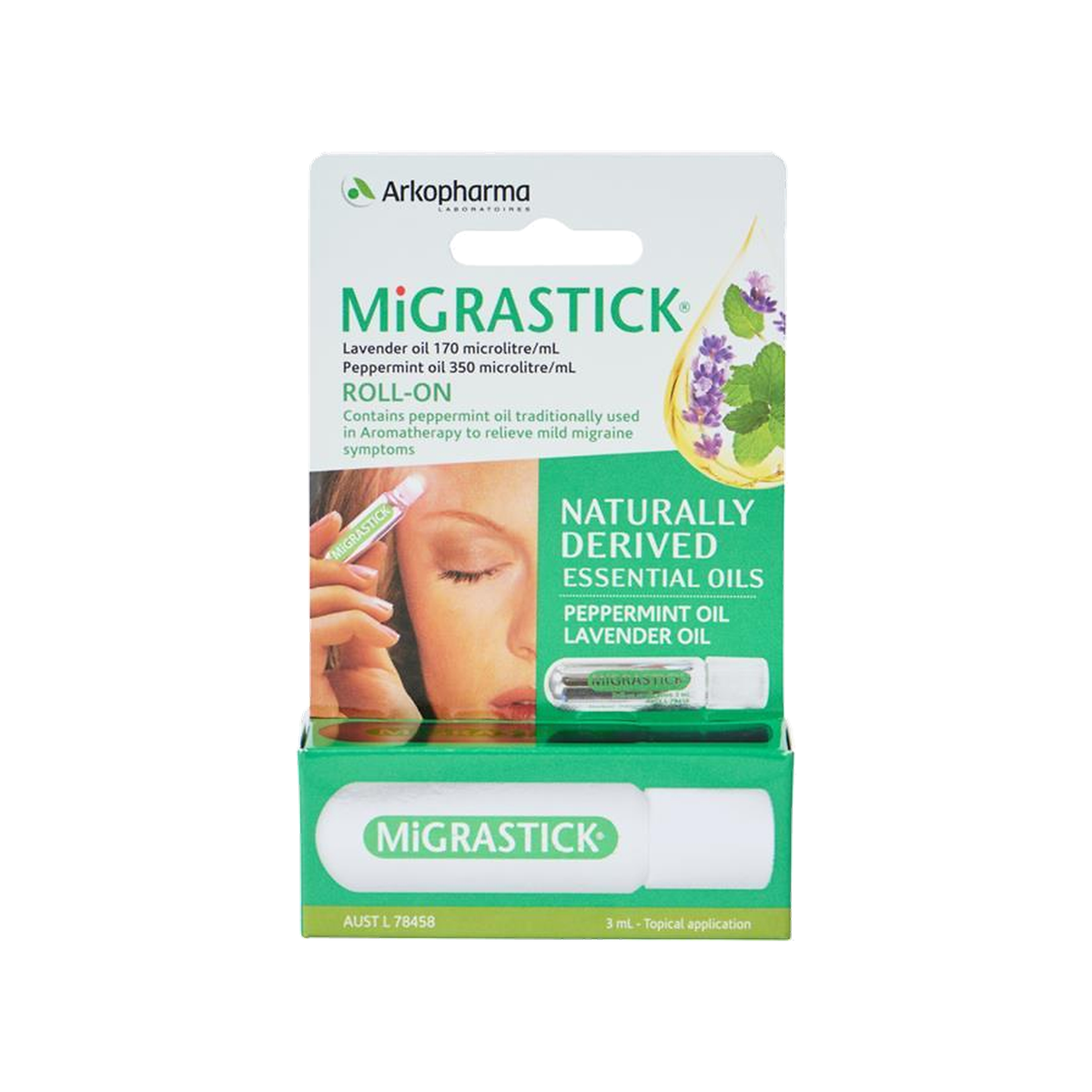 Migrastick Roll-on 3mL Blister Pack