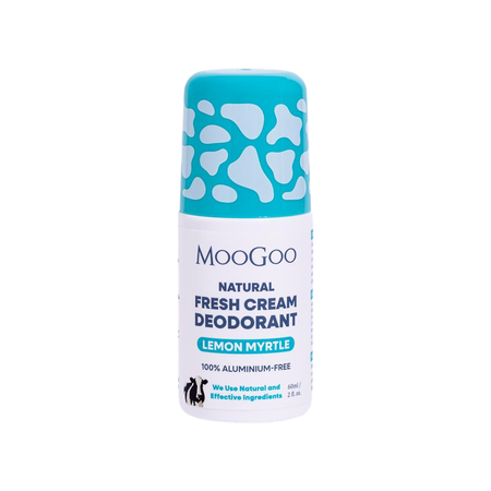 MooGoo Fresh Cream Deodorant - Lemon Myrtle 60mls