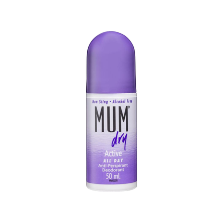Mum Dry Anti-perspirant Roll-On Active 50mL