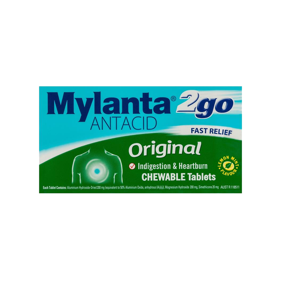 Mylanta 2Go Original Chewables