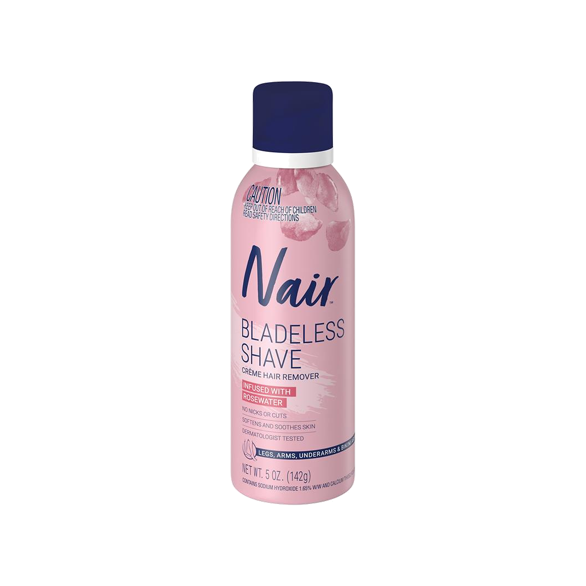Nair Bladeless Shave Rosewater 142g