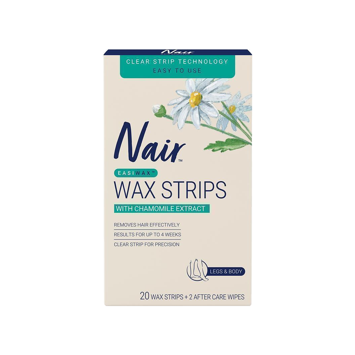 Nair Eastwax Large Wax Strips 20pk