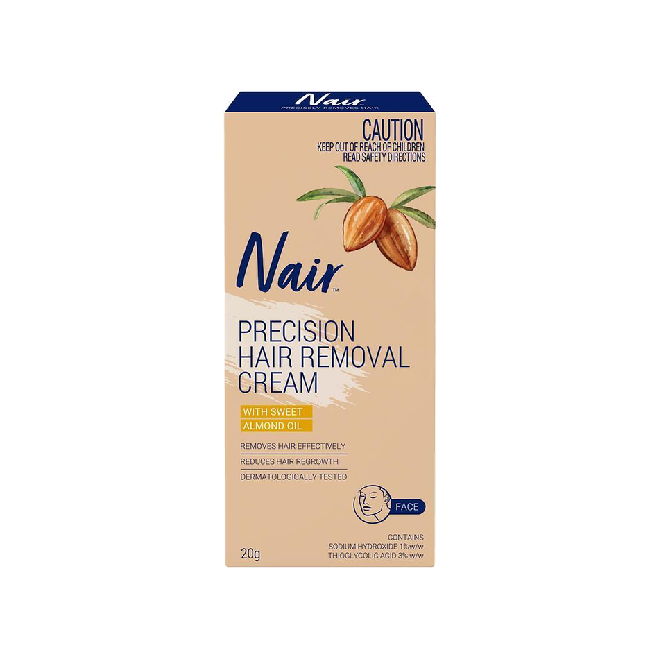 Nair Sensitive Precision Hair Removal Cream Face 20g
