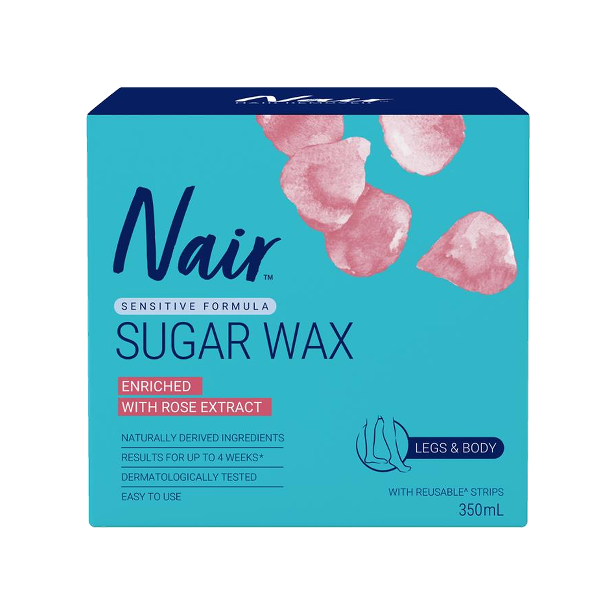 NAIR SUGAR ROSE WAX 350ML