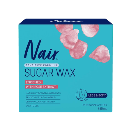 NAIR SUGAR ROSE WAX 350ML