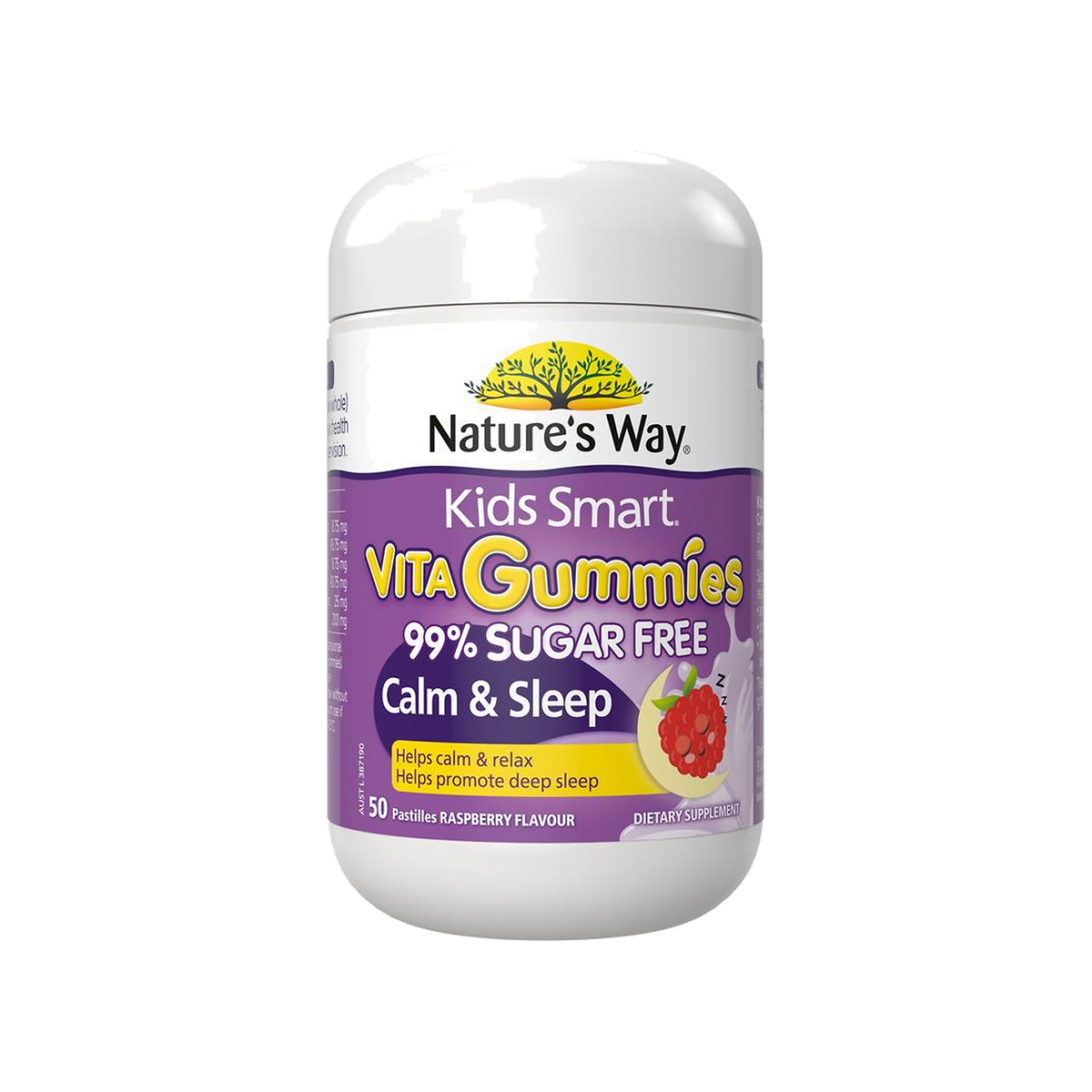 Nature's Way Kids Smart Vita Gummies Sugar Free Calm & Sleep 50 Pastilles