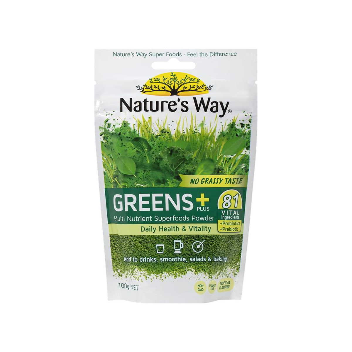 Nature's Way Super Greens Plus 100g