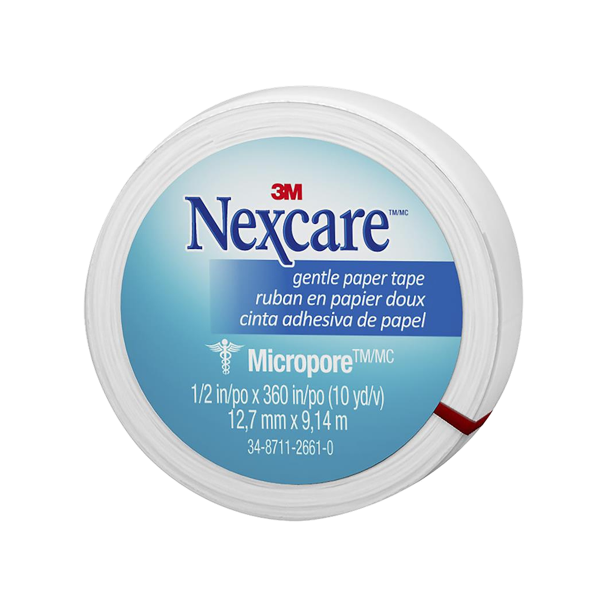 Nexcare Micropore Paper Tape White