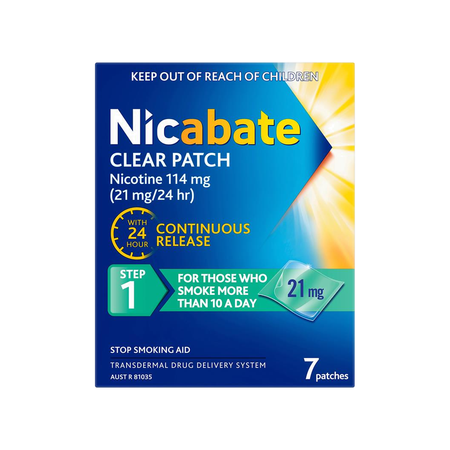 Nicabate Patch Clear 21mg