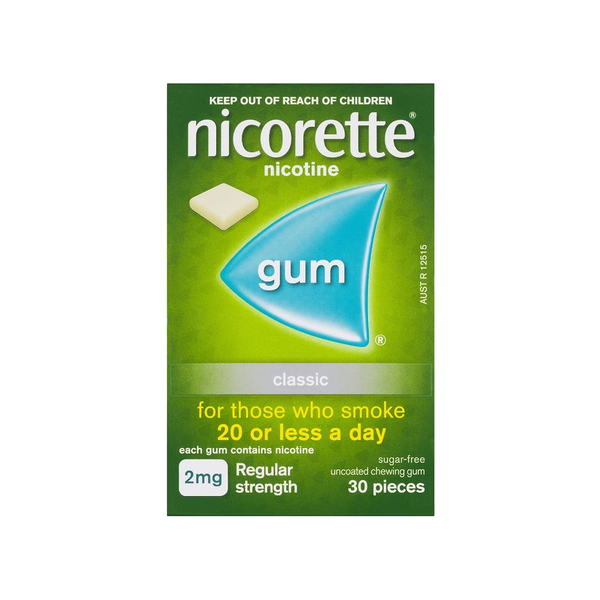 Nicorette Gum Classic 2mg 30