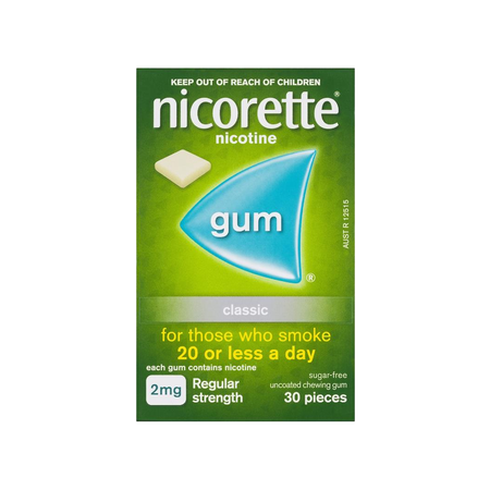 Nicorette Gum Classic 2mg 30