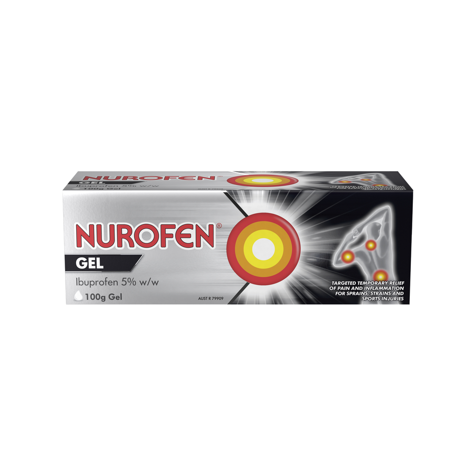Nurofen Pain and Inflammation Relief Gel 5% Ibuprofen 100g