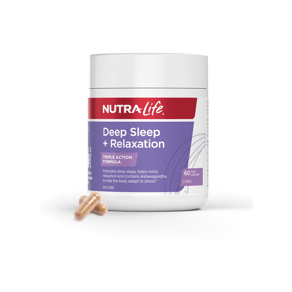 Nutra-Life Deep Sleep + Relaxation 60 Capsules