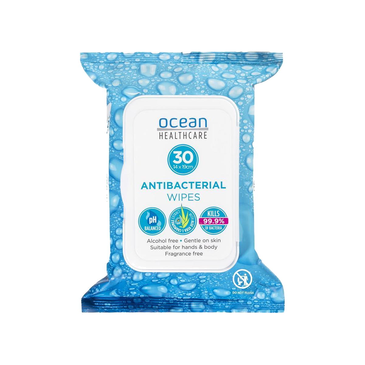 Ocean Antibacterial Wipes 30