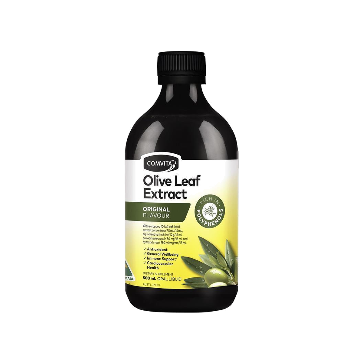 Olive Leaf Extract Natural 500mL Comvita