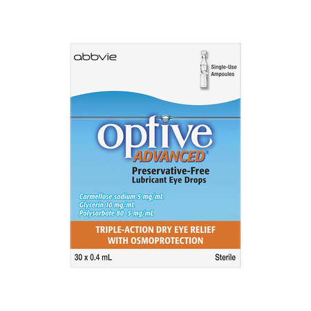 Optive Eye Drop Advance 30x 0.4mL