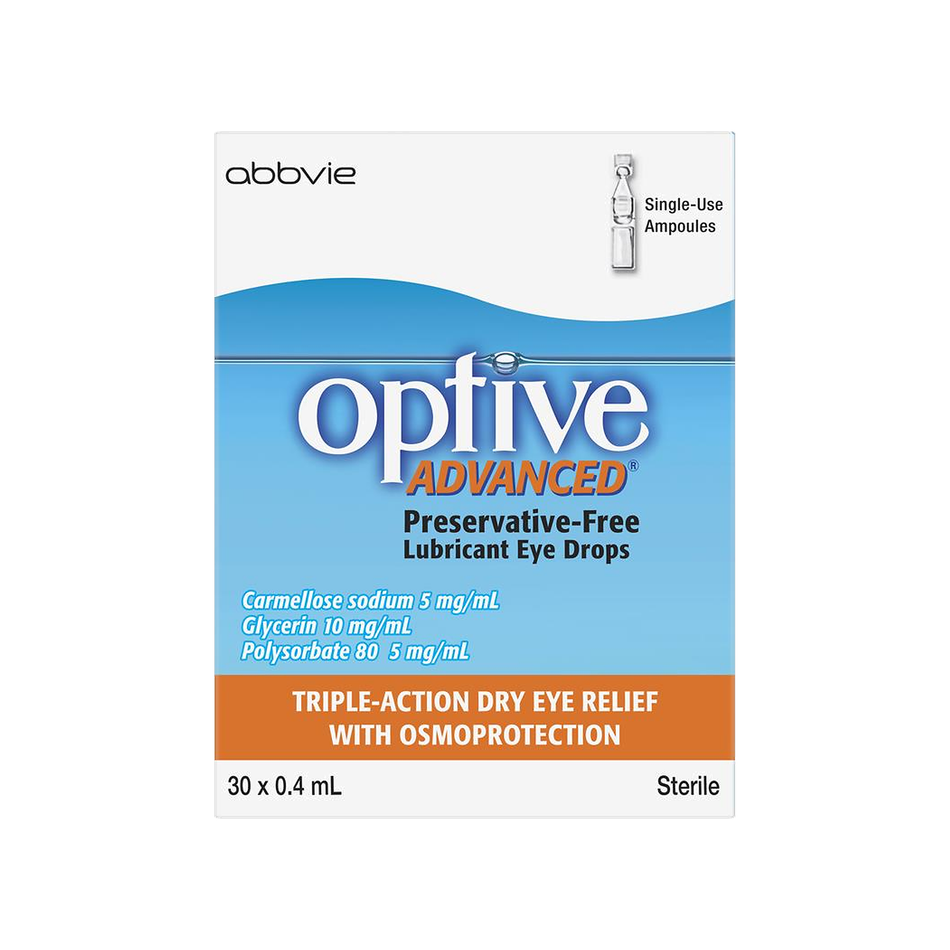 Optive Eye Drop Advance 30x 0.4mL