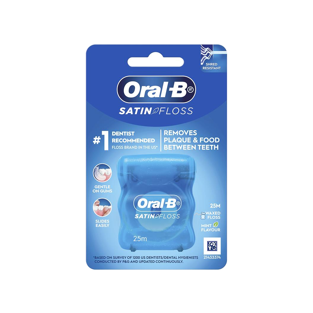 Oral B Tape Satin Mint 25m