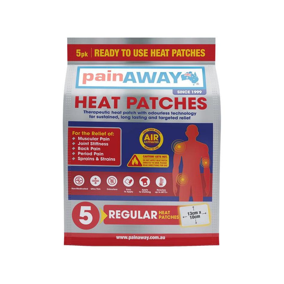 PainAway Heat Patches Regular 5 Pack