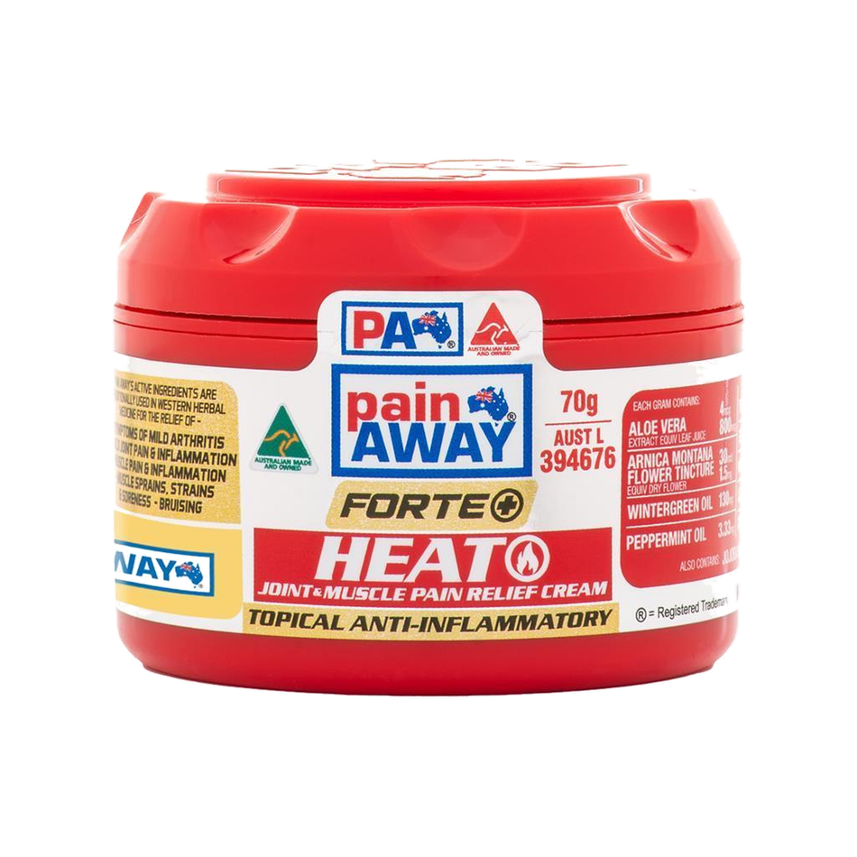 Pain Away Forte+ Heat Joint & Muscle Pain Relief Cream 70g