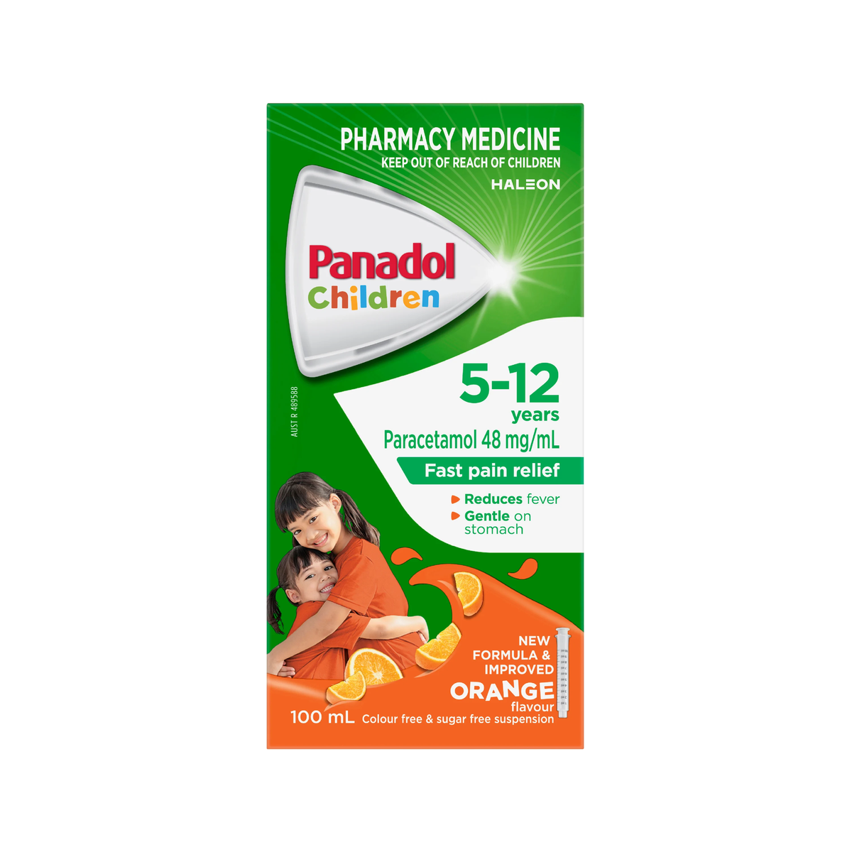 Panadol Children 5-12 Years Colour-Free Orange 100mL