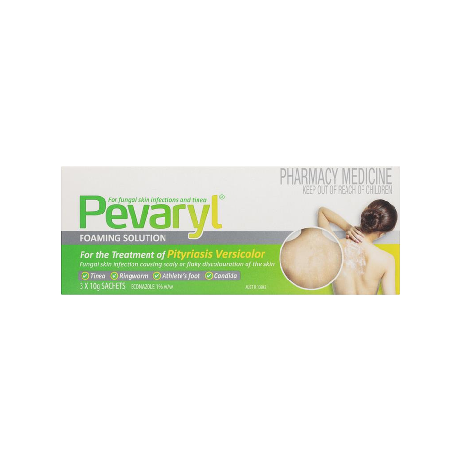 Pevaryl Solution Foam 3x10g
