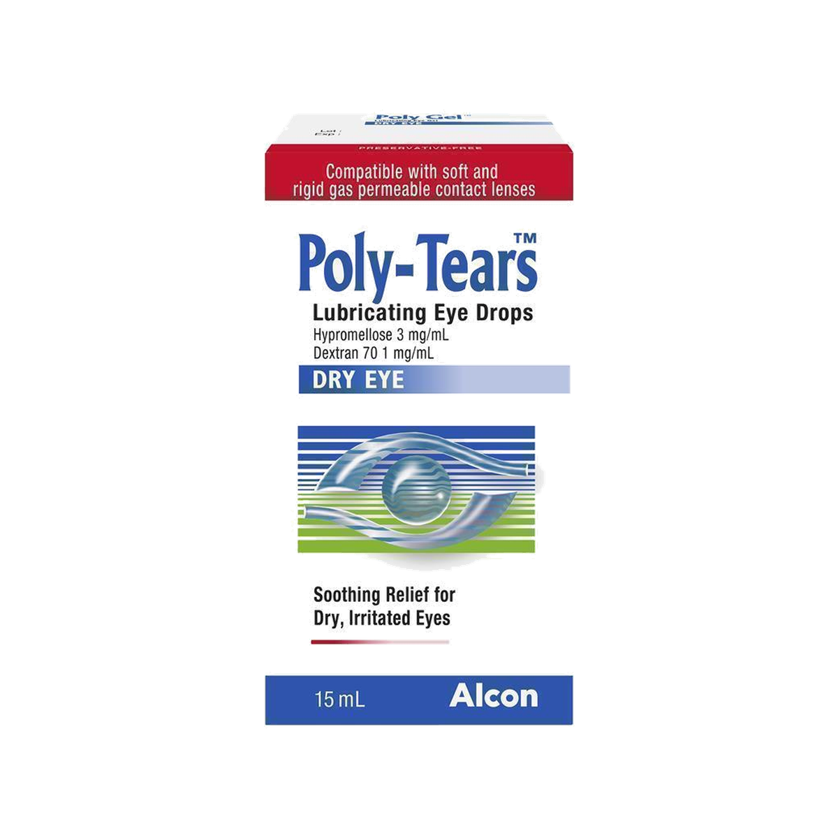 Poly-Tears Eye Drops 15mL