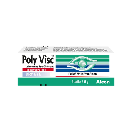 Poly Visc Ointment 1G/G single 3.5g Tube