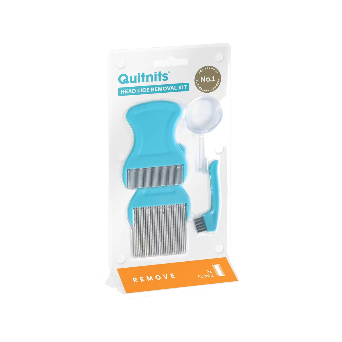 Quitnits Head Lice Removal Kit 2 Combs