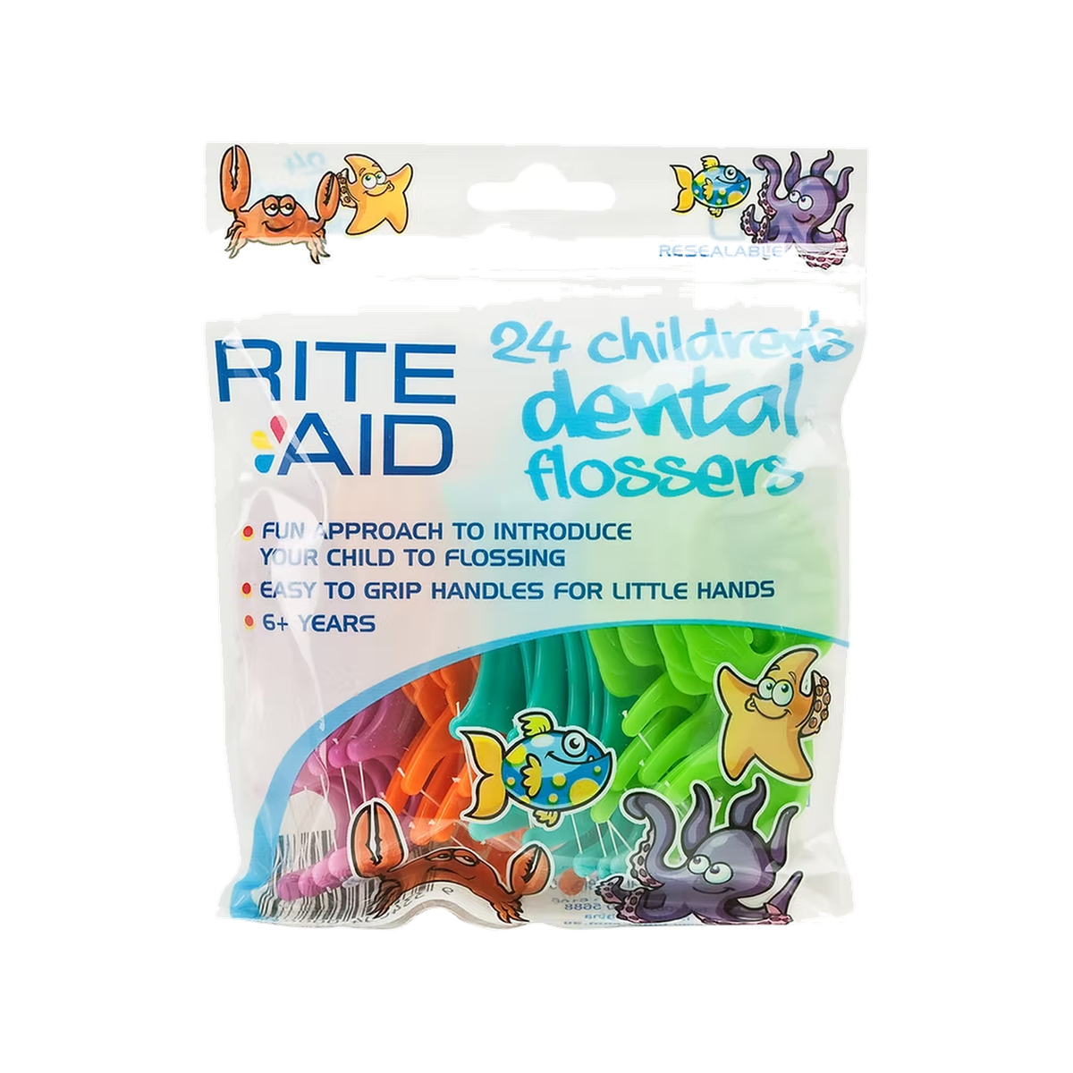 Rite Aid Children's Dental Flossers 24 Pack