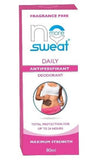 **No More Sweat DAILY MAXIMUM Strength FOR WOMEN Antiperspirant Roll On 80mL**