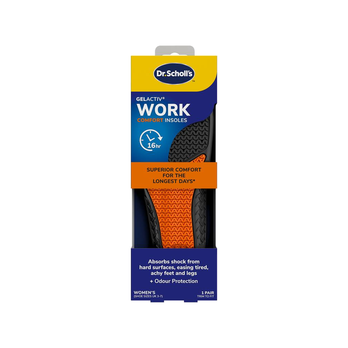 Scholl Gel Activ Insole Work & Boot Small