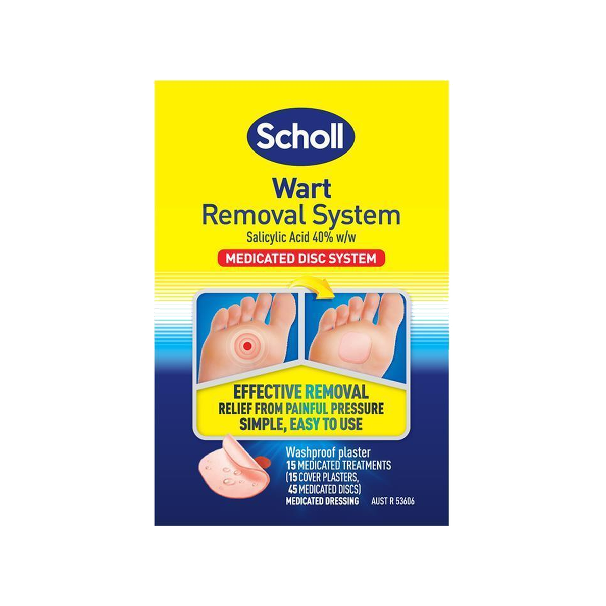 Scholl Wart Removal System Washproof