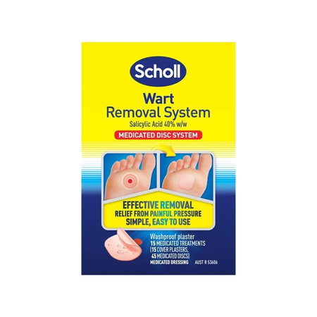 Scholl Wart Removal System Washproof 15 Pack