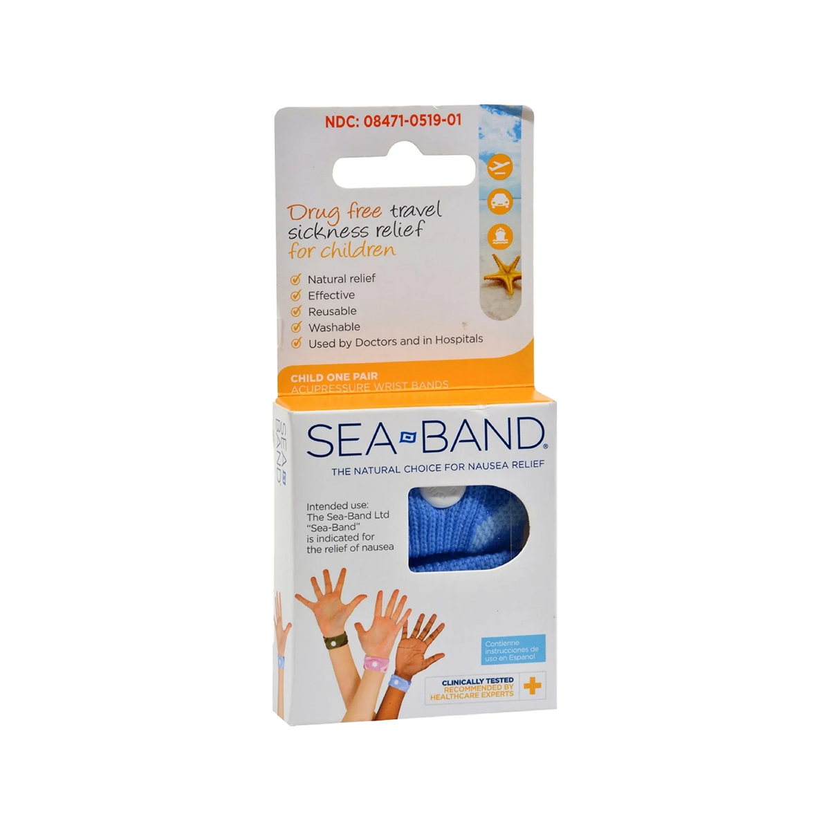 Sea-Band Child Travel Sickness Wristbands 1 Pair
