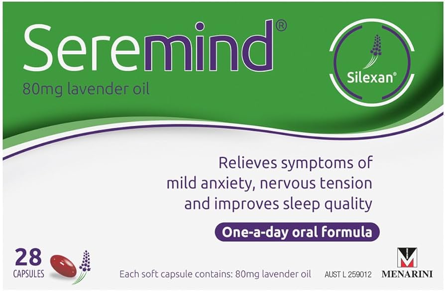 Seremind Lavender Oil 80mg 28 Capsules
