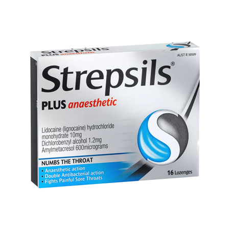 Strepsils Plus Anaesthetic Lozenges 16