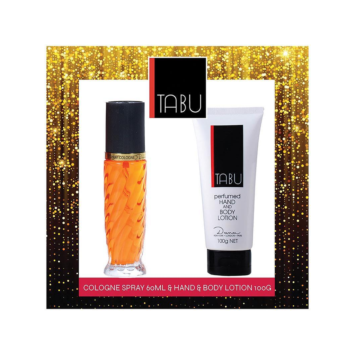 Tabu Cologne Spray 60mL 2 Piece Set