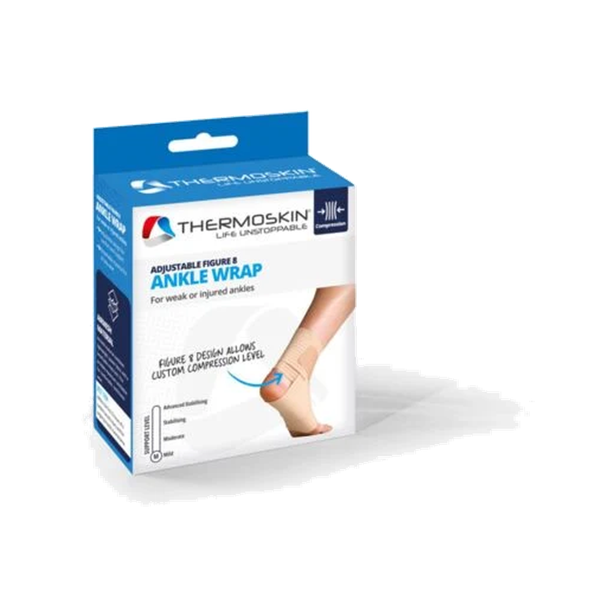 Thermoskin Elastic Ankle Wrap Small/Medium