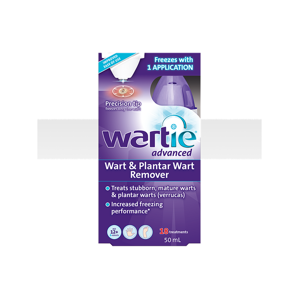 Wartie Advanced Wart & Plantar Wart Remover 50mL